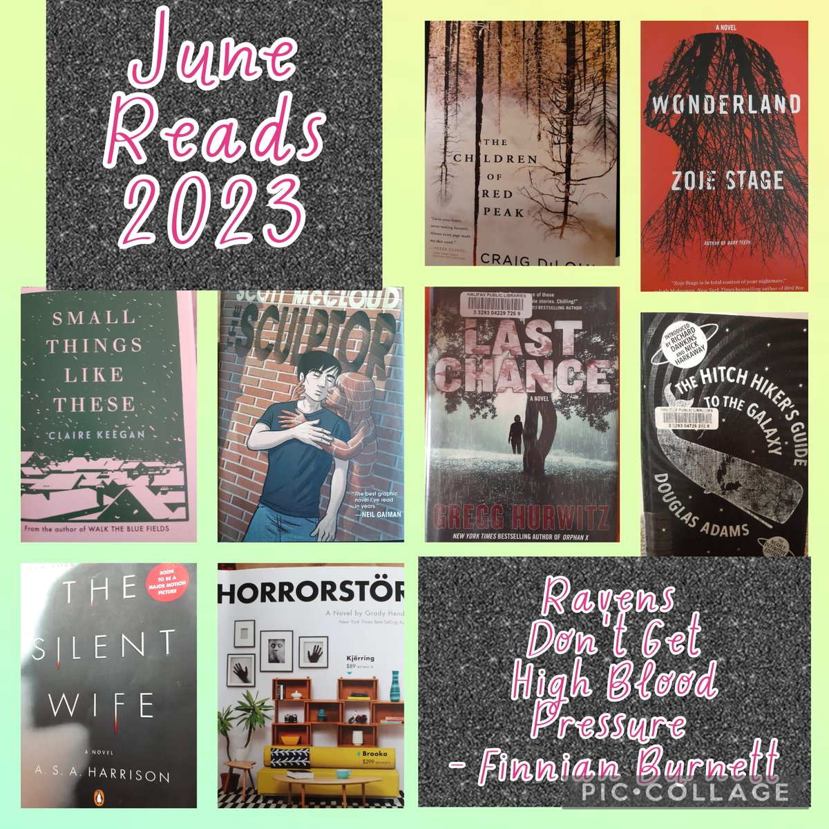 Late again posting my reads for last month - but here they are! 9 for the month, 47 for the year! 
#readingcommunity #readingtime #reading #booklover #whatareyoureading #DartmouthNS