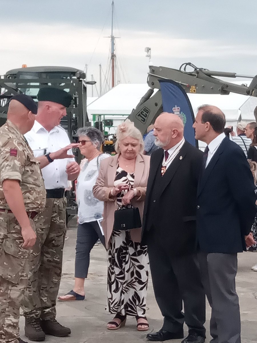 It's all happening @TallShipsHpool in the #Military village why not join the fun and find out what your local #ArmyReserves units have on show.