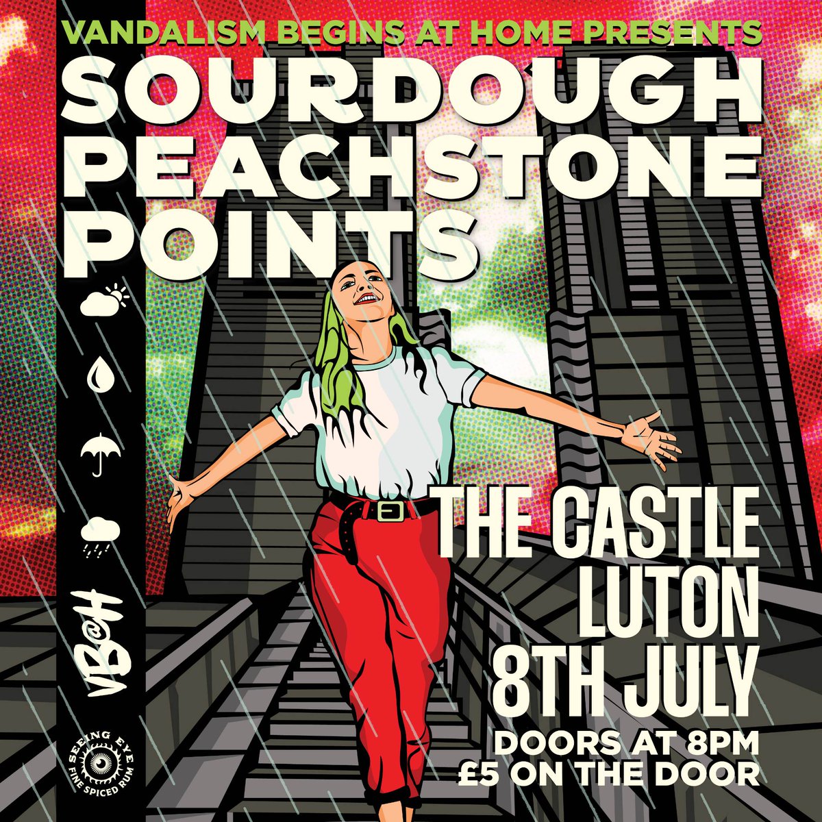 Do you hear that thunder? That's the sound of strength in numbers @BandSourdough @peachstonemusic & #Points storming @TheCastleLive tonight from 8pm One for the history books this! ⚡⚡⚡