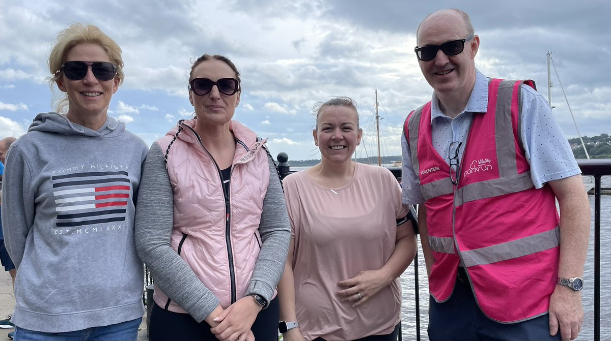 Our Chief Exec, Neil Guckian, volunteered at this morning’s Derry City #NHS75parkrun, he had the honour of setting everyone off and marshalling on the route. Today’s parkrun was enjoyed by many WT staff representing a wide variety of services #HSC75 @healthdpt 🏃‍♂️ 🏃‍♀️