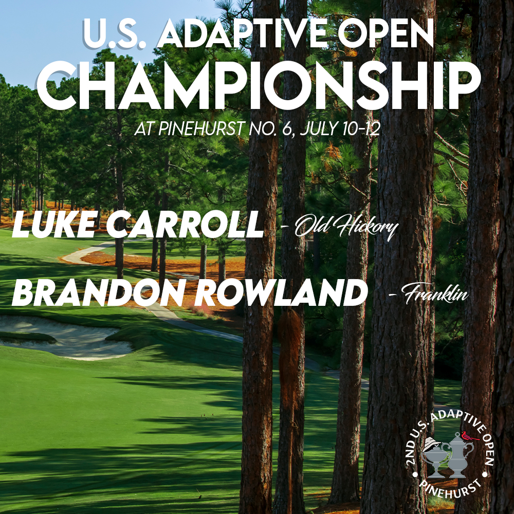 In just a few days, 2️⃣ Tennesseans are making a return trip to the US Adaptive Open! We're proud they'll be representing the Volunteer State next week at Pinehurst.

The best of luck to Luke and Brandon!

#USAdaptiveOpen