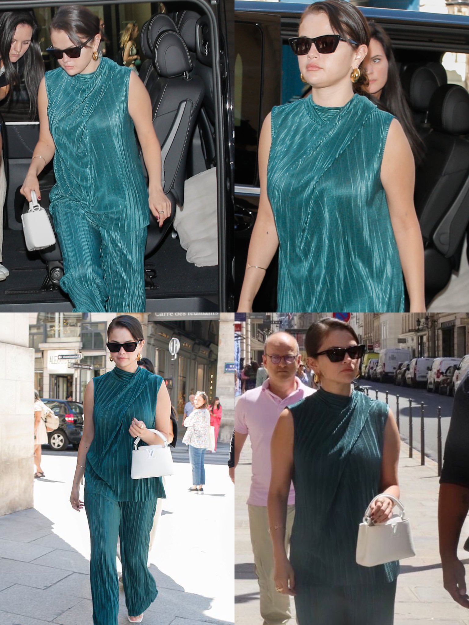 Selena Gomez - Shopping at Louis Vuitton Shop in Paris 07/08/2022