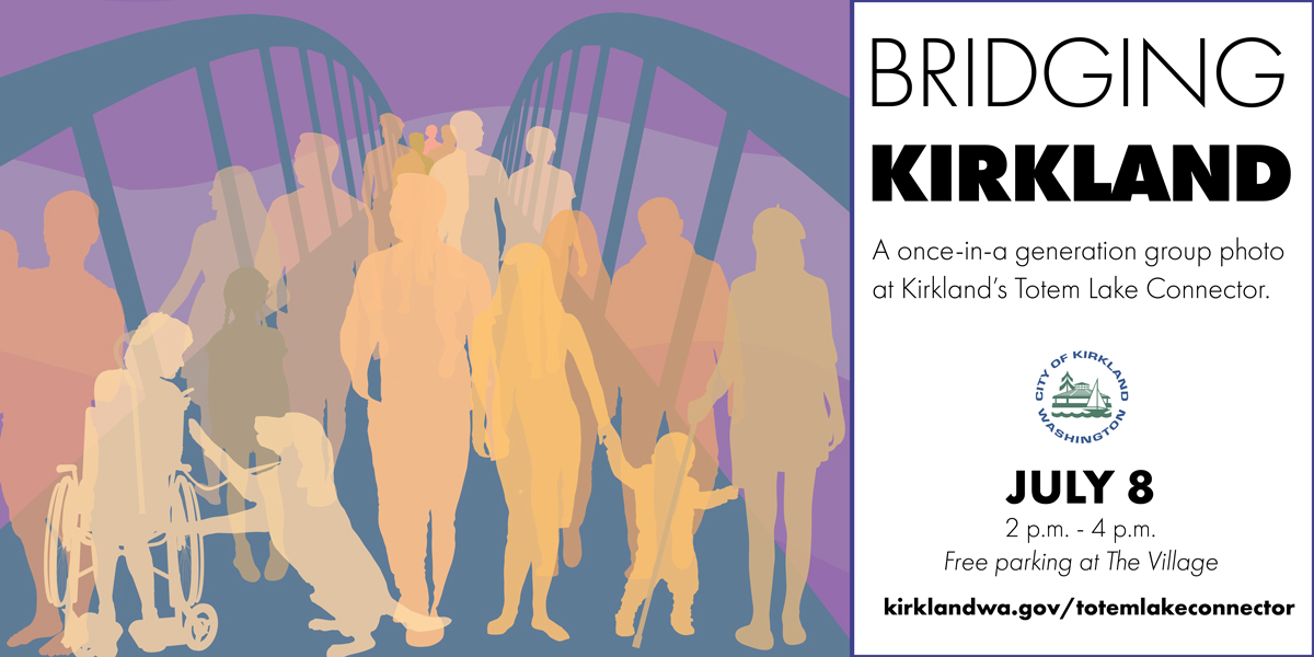 Today's the day! Join us to celebrate the opening of the new #KirklandTLC bike and pedestrian bridge from 2-4pm! See you soon!