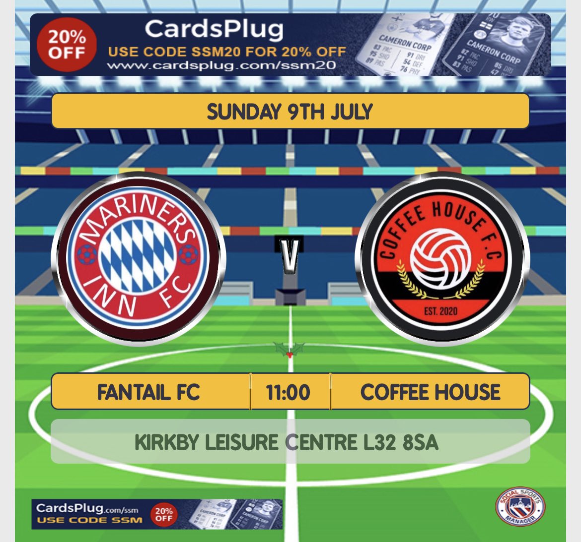 FantailFC1's tweet photo. Pre season continues tomorrow. Always a good game this one looking forward to it! #UpTheTail https://t.co/u7c0q7ZKGC