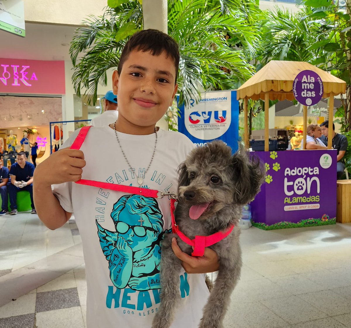 monterialcaldia's tweet photo. Hoy continuamos en @alamedascc desde la 2:00 p.m a 6:00 p.m en la gran jornada de sanidad animal y adoptatón. 

Te esperamos con tus mascotas 🐶🐱 e invitamos a los monterianos a darle una segunda oportunidad a los peluditos del Centro Huellas 🐾 https://t.co/DRFbBX0MPR