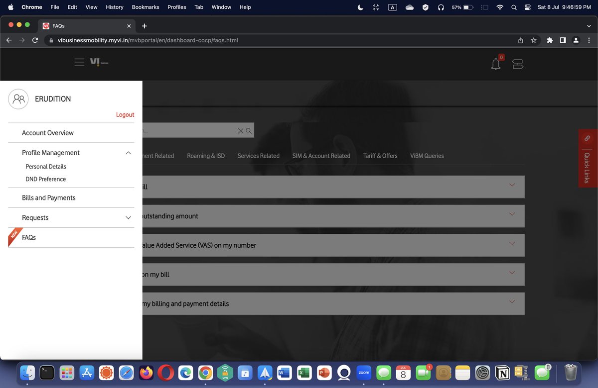 EruditionIndia's tweet photo. Hello @DoT_India, kindly help us regarding this: 

Vi Business is asking us to submit COCP User details via Vi Mobility Portal. But there is no such provision provided within the portal that can be used to update the details necessary. 

@ViBusinessIndia @ViCustomerCare @TRAI https://t.co/B17J1js7HI