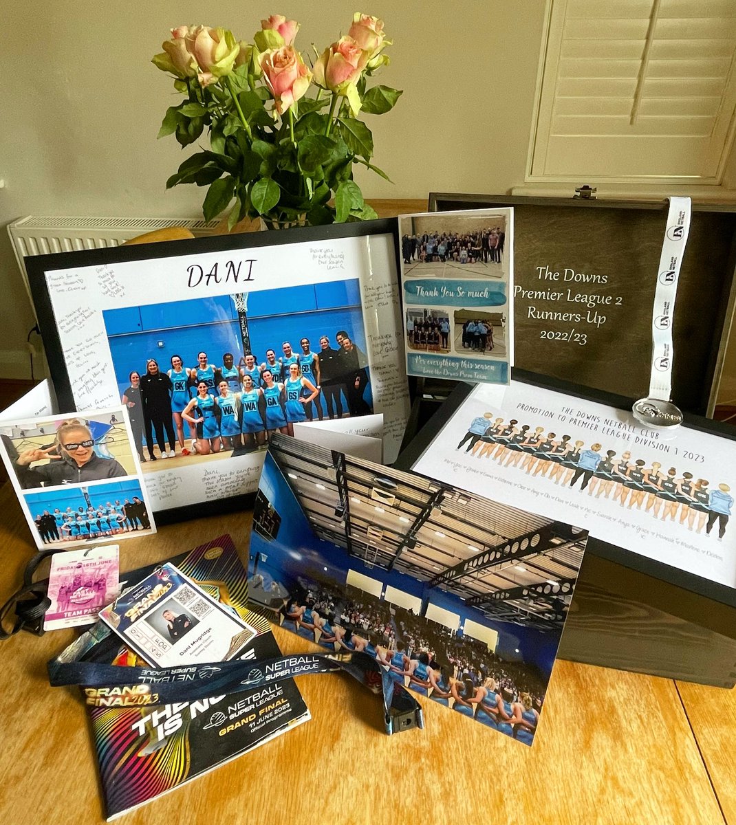 First time I’ve been able to stop & reflect on this past season!! An amazing year with @TheDownsNetball & @surreystorm 🙌 Promotion for prem team and a top 4 spot for superleague and getting to work with amazing & ambitious people!! 2022/23 has been phenomenal!! 😊🥰💙