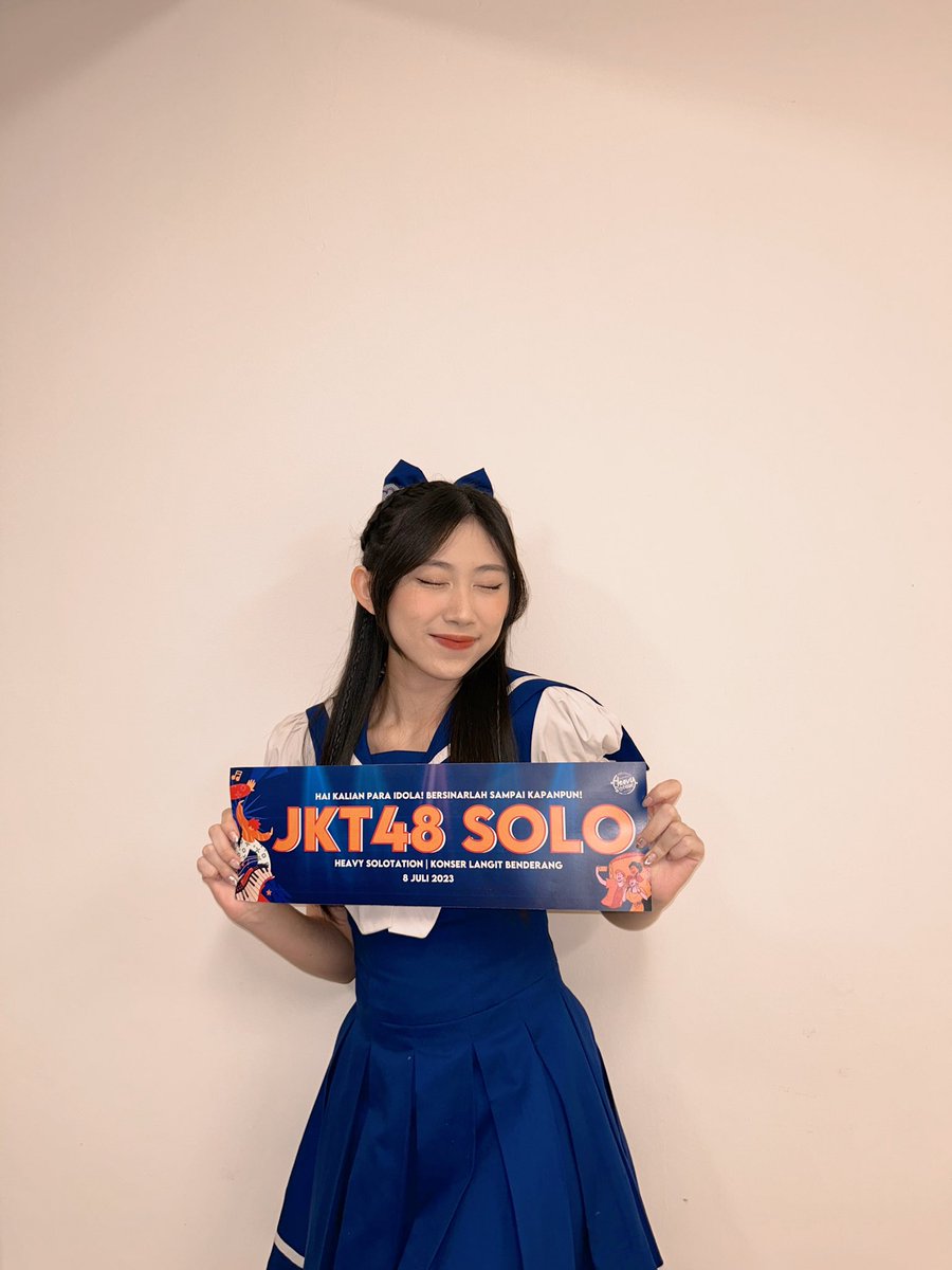 C_JessiJKT48's tweet photo. konser langit benderang solo was fun!! thankyou🫶🏻 https://t.co/IpnHeiviDH