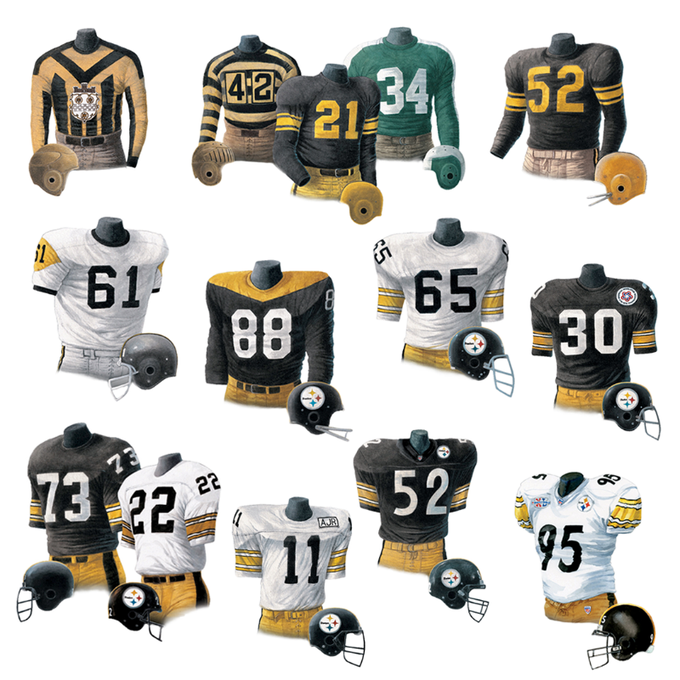 SteelersHistory's tweet photo. Which #Steelers jersey is your favorite?

More 📸: https://t.co/JVpejFU3L8 https://t.co/vC550PZXJG