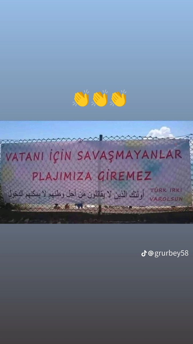 Eeee artık biryerden başlamak lazım evet ırkçılıksa evet ırkçıyiz biz bu ülkeyi kanla aldık parayla satanlar oldu ve bizde dur diyecegiz 🇹🇷var olsun Türk millet.
#ZaferPartisi 
#umitozdag
#siginmaciistemiyoruz.