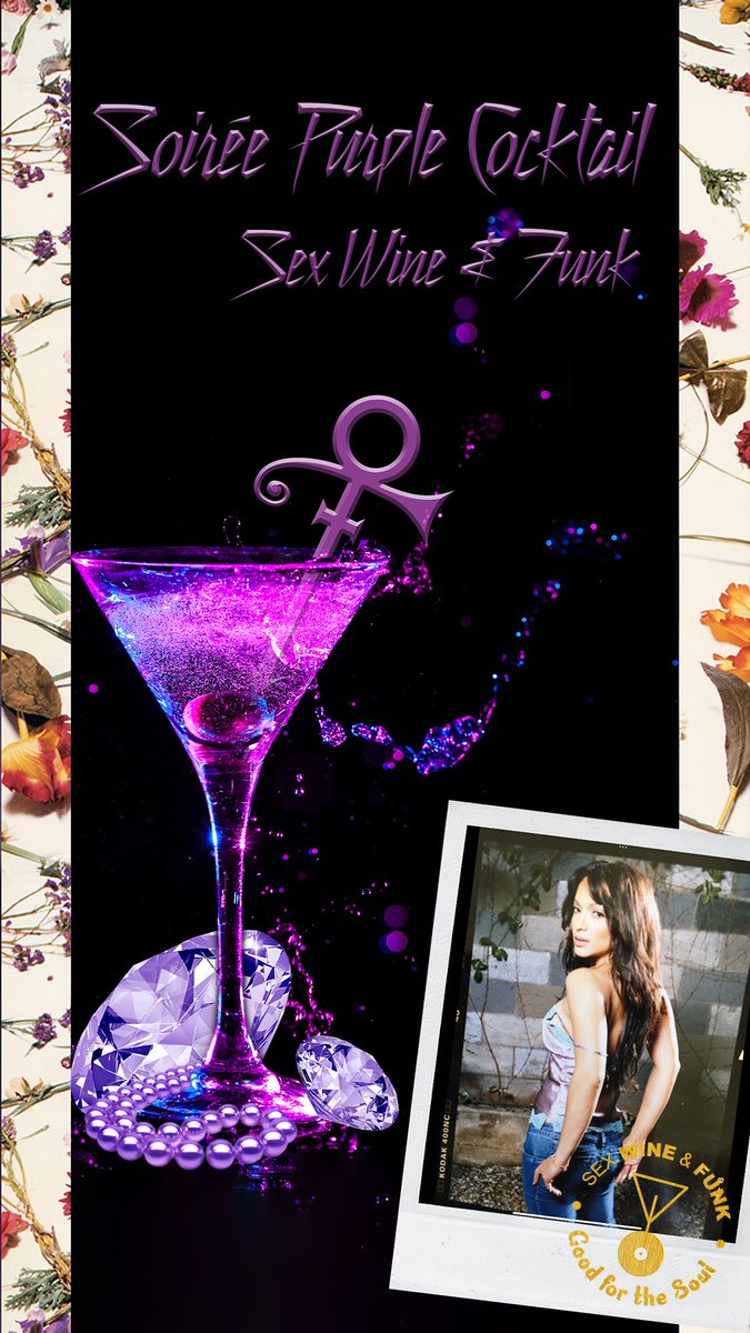 Ce soir , on boit des Purple Cocktail, le rosé de Mayte Garcia et on ecoute du Prince au 14 rue d’alleray dans le 15e a Paris