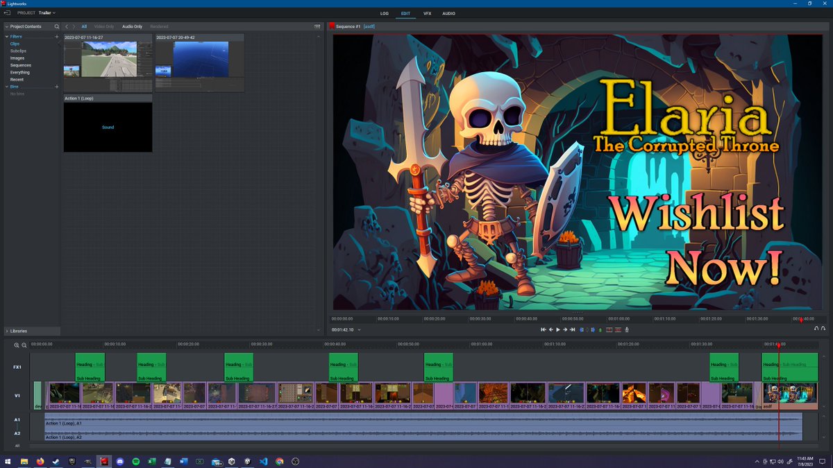 Happy #screenshotsaturday! The gameplay trailer for my game Elaria: The Corrupted Throne just went live on #Steam!
➡️Wishlist Here!➡️tinyurl.com/ElariaTCT

#gamedev #IndieGameDev #indiegame #indiedev #gamedeveloper #indiegamedeveloper #madewithunity #unity3d