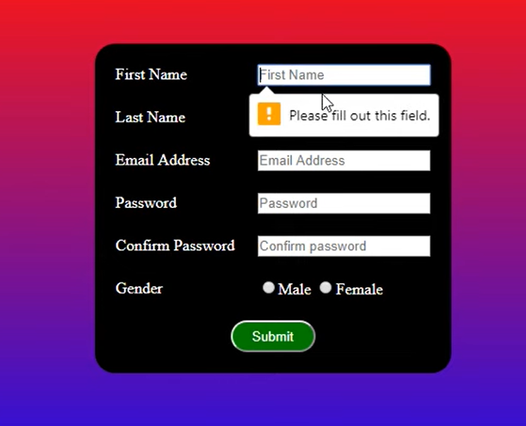 13Gtm's tweet photo. Day 38 : Today I studied form validation in html.
#60DaysOfLearning2023 
#LearningWithLeapfrog 
#LSPPD38 https://t.co/E6NGrNFql4