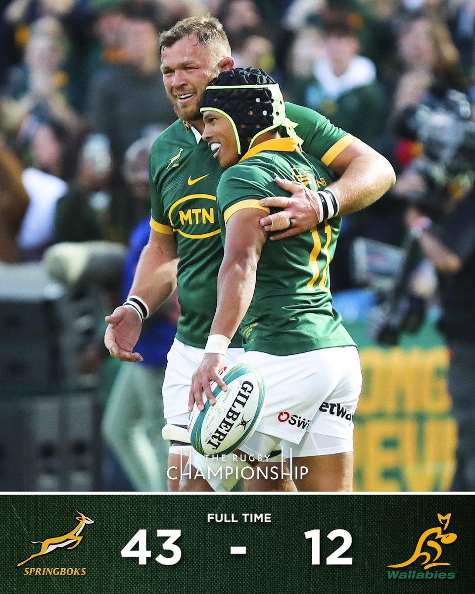 SA Rugby magazine on X: 🇿🇦 THE @Springboks ARE BACK-TO-BACK