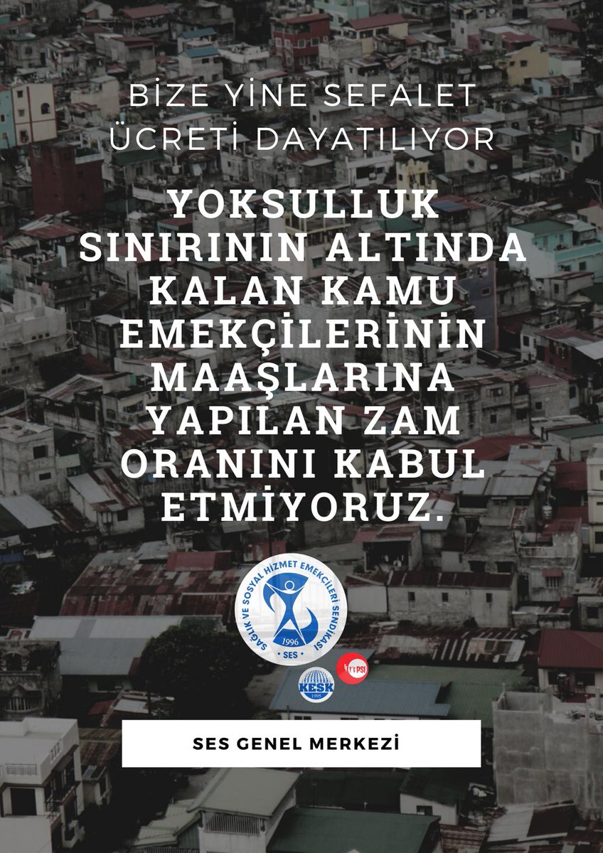 SesSisli's tweet photo. Tüm ücretler emekliliğe yansıtılmalıdır. Çalışırken ve emeklilikte insanca yaşamaya yetecek temel ücret talebimizden vazgeçmiyoruz.
#SadakaDeğilZamİstiyoruz https://t.co/YZfPA1RmZ3