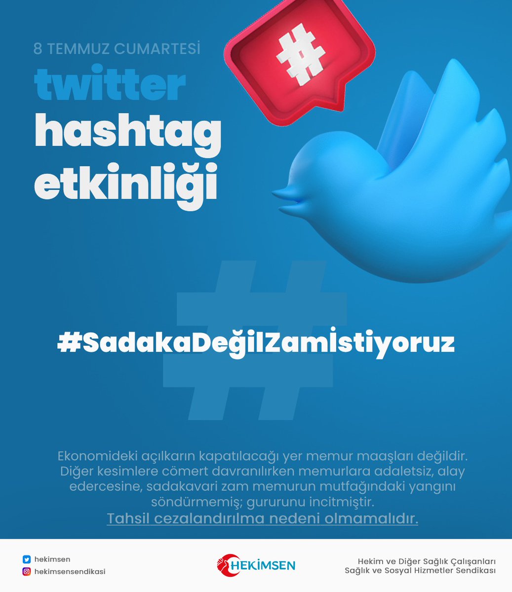 Manuple edilmiş gerçek dışı enflasyon oranlarına göre değil;
doğru rakamlara göre, gerçekçi ve adil zam istiyoruz.
Kamu işçilerine göre, 
Harç, vergi gibi kalemlere göre,
Emeğimizin karşılığını istiyoruz. 

#SadakaDeğilZamİstiyoruz