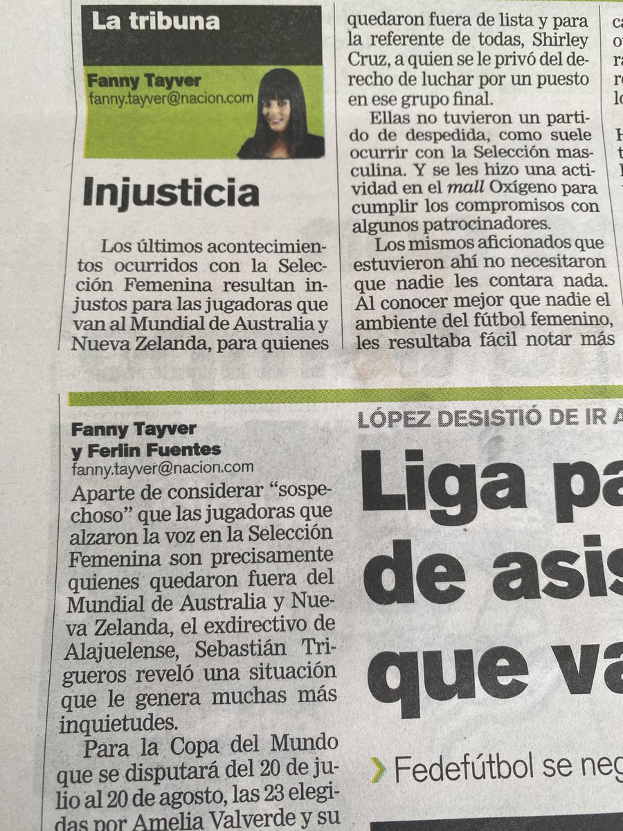 MikeLeeCR's tweet photo. Lo que ha estado sucediendo con la selección femenina no se lo merece ni las jugadoras, ni los aficionados. Es la crónica de una muerte anunciada y una vergüenza para el fútbol. Gracias por informar @FannyT_LN @nacion . https://t.co/8DWP7oCAkr