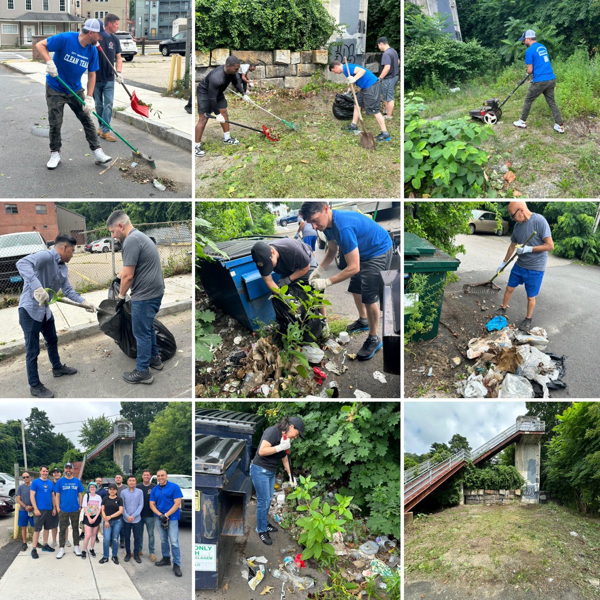 Today was the 1st targeted neighborhood clean up effort as part of the ‘City Manager’s Clean Team’ - an opportunity for me, my office &amp; Quality of Life team to work directly w/community to improve our neighborhoods. The Clean Team will  work its way through each Council District.