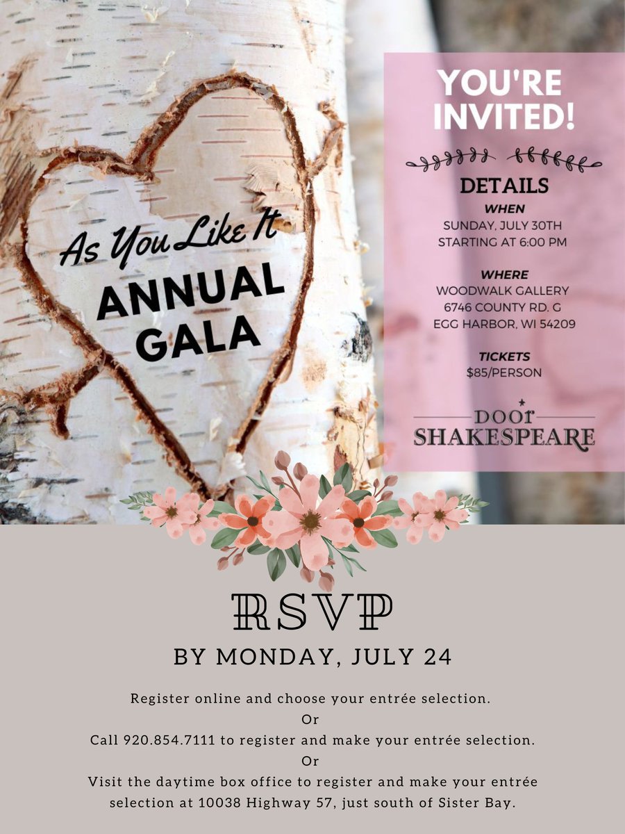 DoorShakespeare's tweet photo. We’ve extended our RSVP deadline!
RSVP for Door Shakespeare’s Annual Gala by Monday, July 24th.
https://t.co/UN016v6OCA https://t.co/iS2htzMEAD