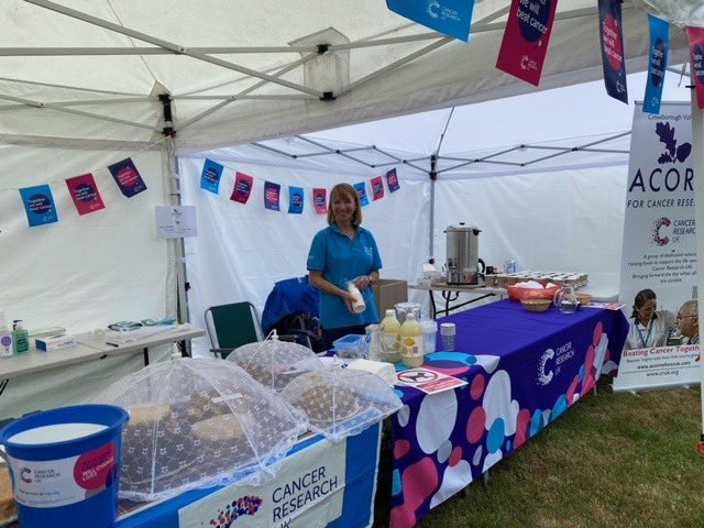 What a great afternoon we had at <a href="/Fairwarp/">Fairwarp</a> village fete.  Our tea tent made £600 for <a href="/CR_UK/">Cancer Research UK</a>. Thank you to our wonderful supporters who made all our cakes and to the generous people in the village who braved the rain.