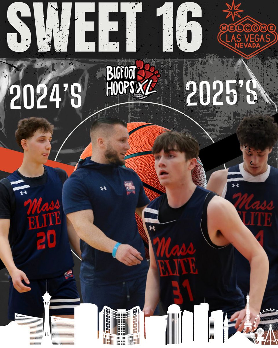 NEElite_Vault's tweet photo. Congratulations to both 2024’s and 2025’s on advancing to the SWEET 16 @BigfootHoopsXL in Las Vegas. Bracket games continue this afternoon for both teams‼️ https://t.co/NuTTX67yhD