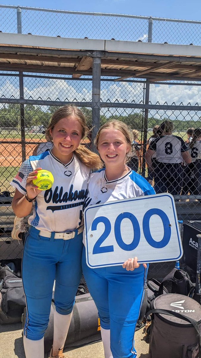 <a href="/NatNichols2026/">Natalee Nichols</a> with a bomb <a href="/PaigeSechrist14/">Paige Sechrist</a> with a line drive that knocked the sign off the fence. Next game 1:30