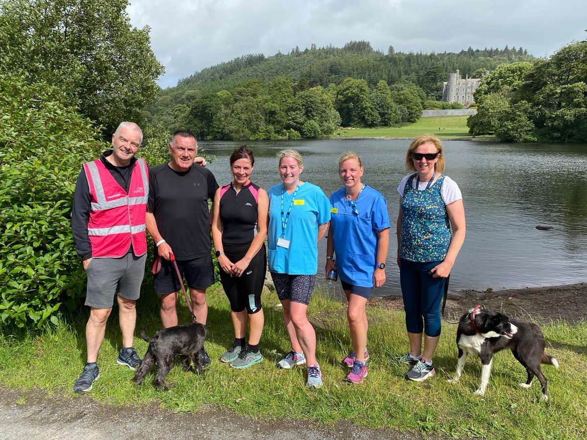 mrsmboyle's tweet photo. #NHS75parkrun @HSC_LeadershipC @setrust @SouthernHSCT @BSO_NI celebrating 75 years nhs at Castlewellan Park run with colleagues from across the system. Beautiful morning. https://t.co/UYUjC5J8Cu