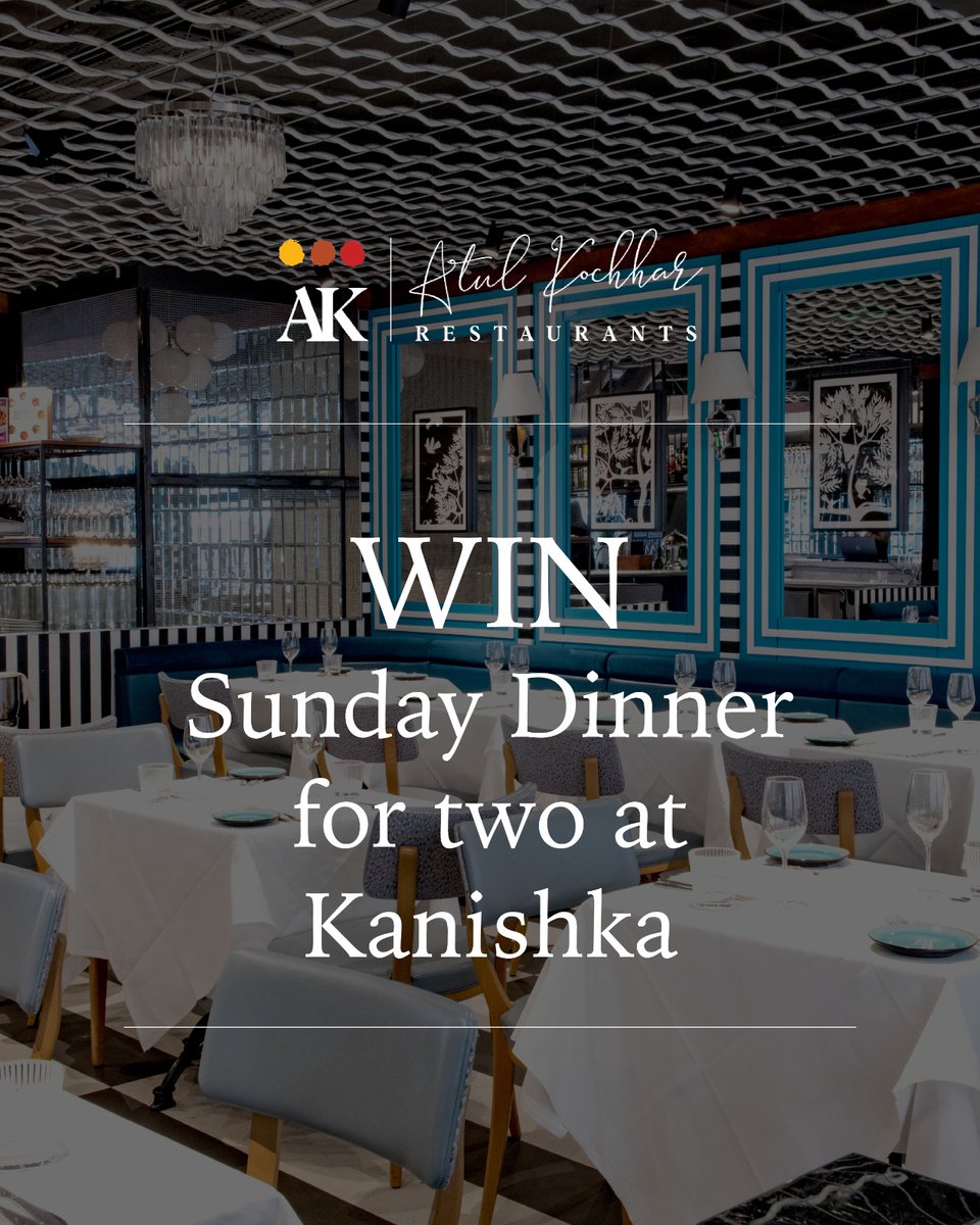 kanishkamayfair's tweet photo. SUNDAY COMPETITION TIME! 🙌 The Sunday menu is now available from 5-9pm, and we’re giving away a meal for 2 to enjoy with our compliments. To enter, follow our page, and like and retweet this post. Deadline for entries is Sunday 30th July. T&amp;Cs apply.

#winwinwin #competitiontime https://t.co/4yj3SDaEhl