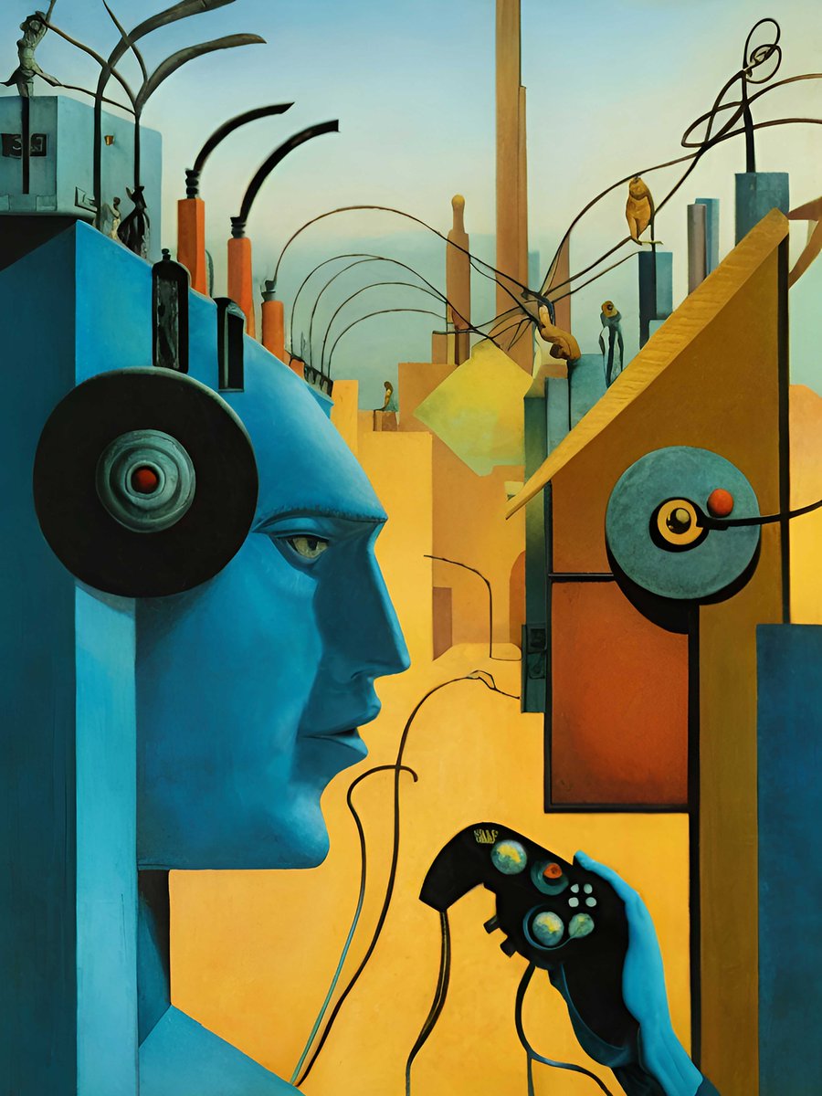 🎮🎨 Introducing Game Surreal, the mind-blowing collection of 15 1 of 1 NFTs! 🌟 Immerse yourself in the stunning fusion of Max Ernst's iconic art and modern gaming culture. It's a masterpiece like no other 🖼️ Don't miss your chance to own a piece of gaming history! 🔥 #NFTs