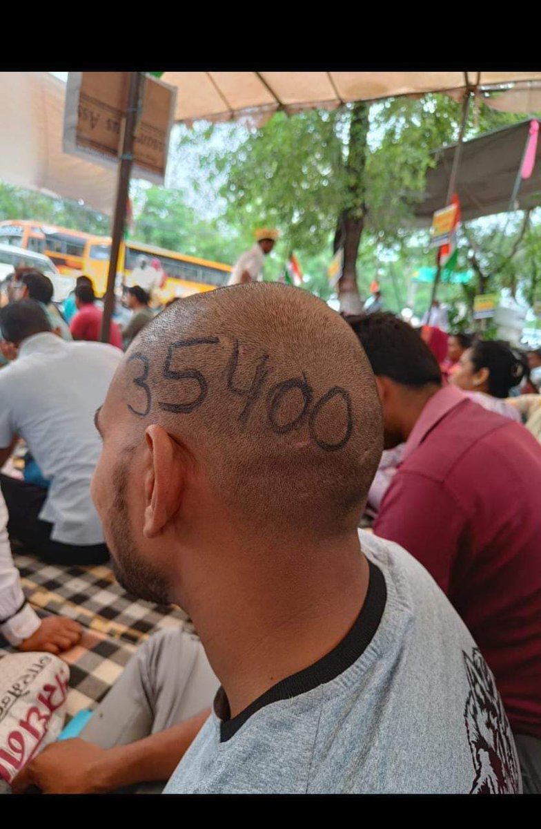 hryclerk_1's tweet photo. ये 35400 का जादू हैं सर चढकर बोलेगा 🙏
#haryanaclerk35400 #HaryanaClerkOnStrike
@mlkhattar @anilvijminister @OPDhankar @BJP4Haryana https://t.co/PX3q6LdSoY