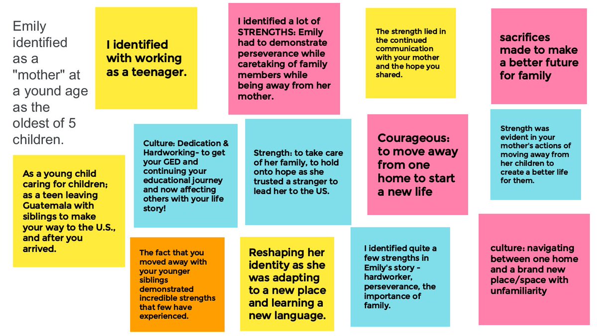 One of my favorites things to share with educators across the country is to intentionally identify CULTURE, IDENTITY, and STRENGTH while listening to an individual’s personal story.

Here’s an example of educators doing this much needed work! #PD4uandme