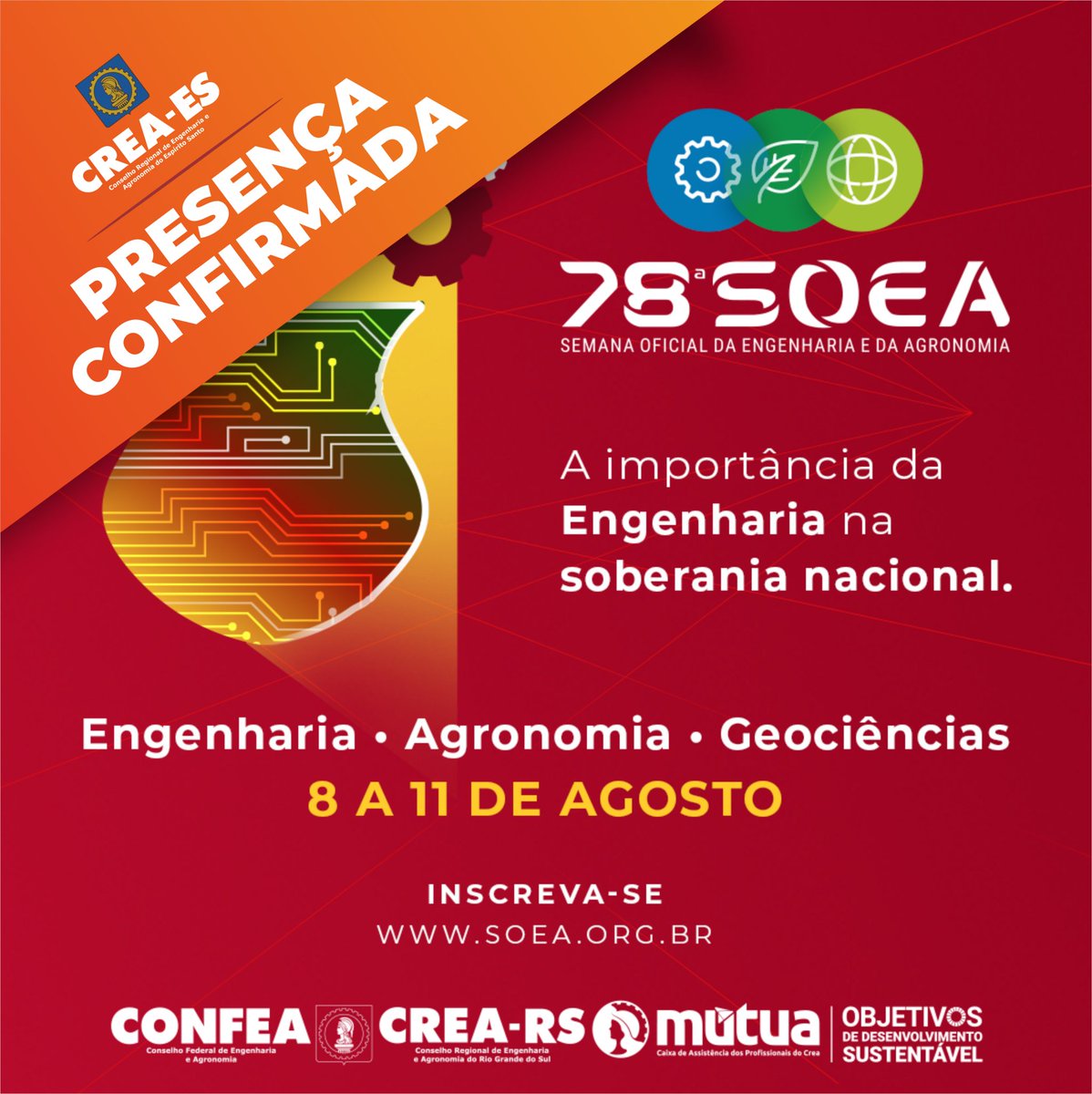 creaes's tweet photo. Nós já estamos ansiosos contando os dias para a 78ª SOEA! 😍

Acesse https://t.co/ELMPXDO7vs e venha conosco representar o Espírito Santo! 👊🏽 https://t.co/WD15JbRnQ4