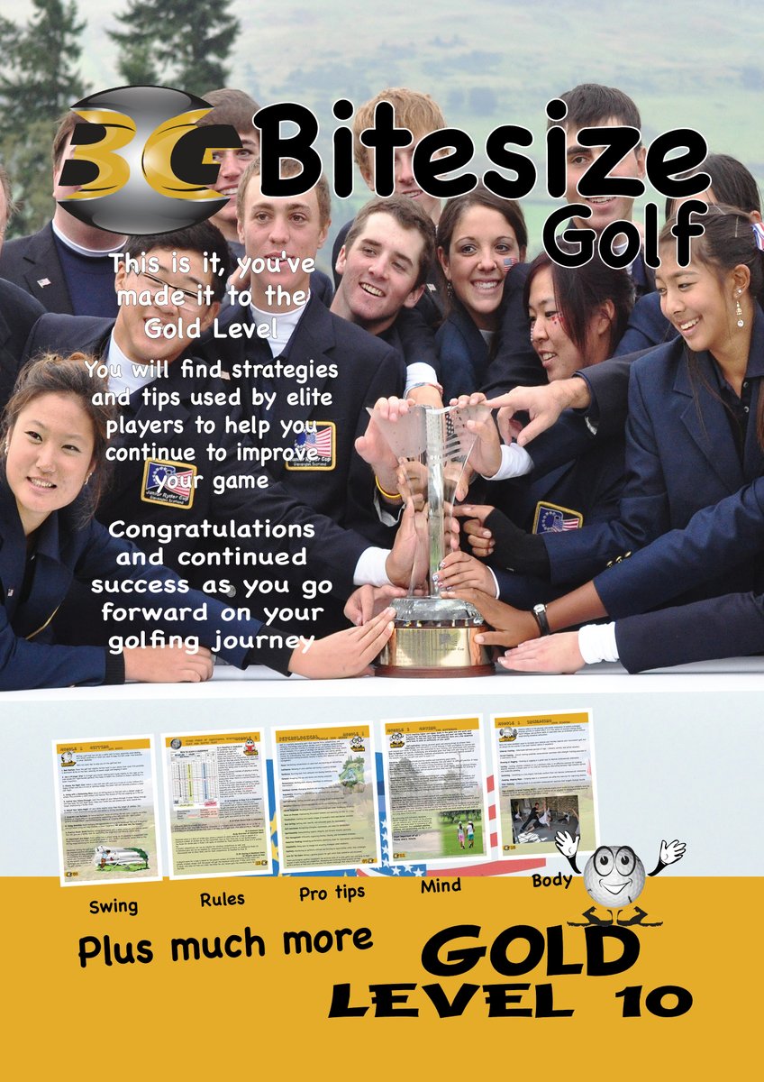 Finally made the finishing line after 10 years since the start of Bitesize Golf. All 10 levels of this incredible curriculum are now complete and you can coach complete beginners to single figure players.