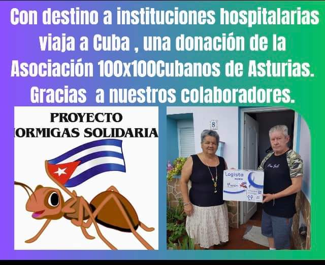 cubana_sofia's tweet photo. Las #HormigasSolidarias🐜🇨🇺 no se rinden. Vuelven aún con más fuerza solidaria apoyando al pueblo cubano.

Comienzan las acciones de recogida de donativos de medicamentos desde #Madrid con destino a #Cuba.

#CubaNoEstaSola #70Moncada
🧵👇 https://t.co/mrpd7b8z2E