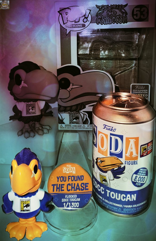 It's the best day of the week✨️🥤 
Happy #FunkoSODASaturday!🥳
With just 2 weeks until SDCC, who better to feature than..Toucan!🪽💙
Wishing all the #FunkoFunatics & the #FunkoFamily a day as awesome as you!🫡🌄
#FunkoSODA #FunkoPOP #FunkoFeature #FunkoChase #FOTW #Collectibles