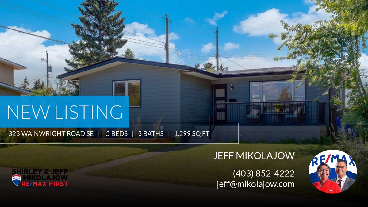 jeffmik's tweet photo. 📍 New Listing 📍 Take a look at this fantastic new property that just hit the market located at 323 Wainwright Road Se in Calgary. Reach out here or at (403) 852-4222 for more information https://t.co/NCTa0XV6hX https://t.co/yXE7CgbxoA