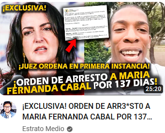 Armando46260894's tweet photo. @MariaFdaCabal No hay derecho que una delincuente, expropiadora y paramilitar, no sea condenada a cadena perpetua.
#NoMasCabal https://t.co/r5qi58Xj3D
