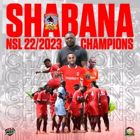 Shabana FC are the National super League champions after a 2-0 win over Kisumu All Stars at the Gusii stadium

Congratulations Glamour boys

#NSL
#GlamourBoys 
#ToreMorero 
#ToreBobe