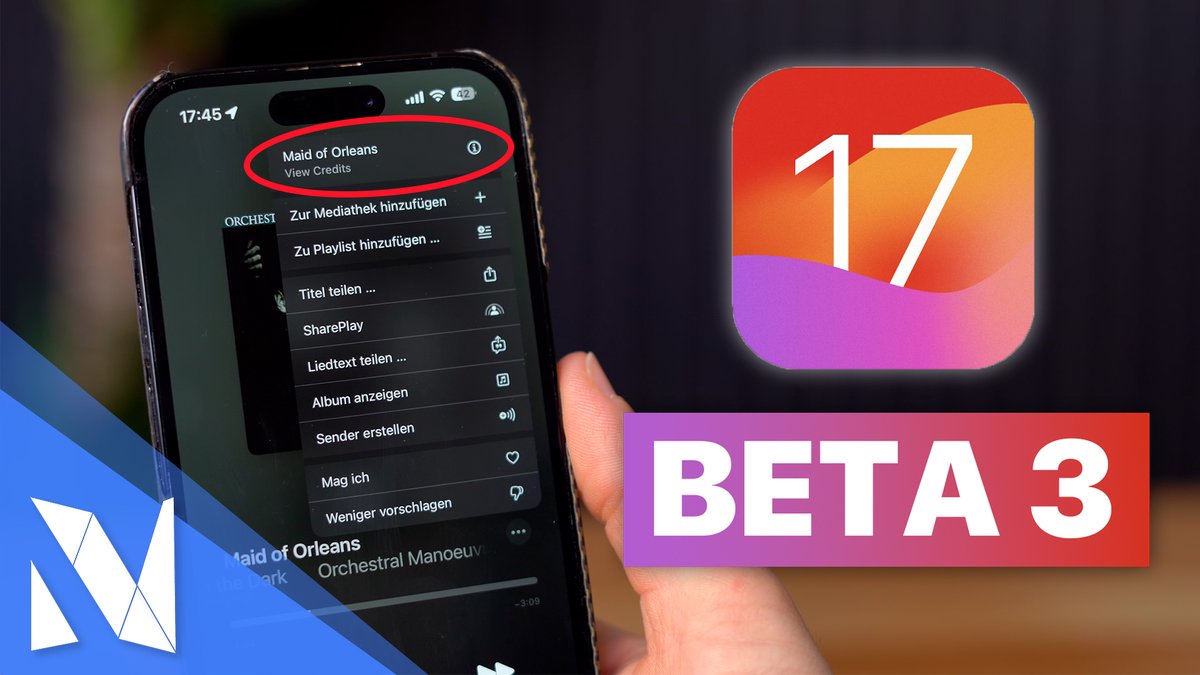 NilsHendrikWelk's tweet photo. Apple hat iOS 17 Beta 3 für Entwickler veröffentlicht und ich zeige euch in meinem neuen Video alle wichtigen Änderungen, Neuerungen und Features📱🙌🏼 Alles wichtige jetzt im Video!🚀 #iOS17 #iOS17Beta3 #iOS17Beta
--> https://t.co/xt4HgVsuNM https://t.co/RS9NLLs6Rd
