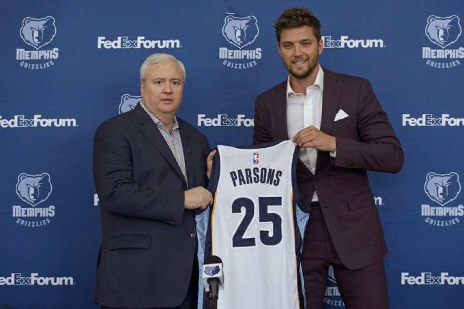 Grizzstory's tweet photo. On this day in 2016, the Grizzlies signed Chandler Parsons to a 4 year/$94M deal. https://t.co/2HxhCtjqxH
