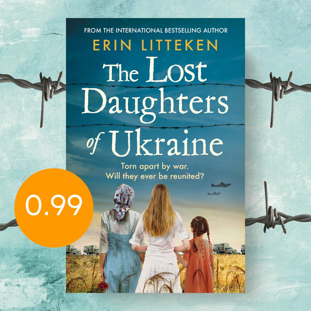 BoldwoodBooks's tweet photo. 'A beautifully written story of pain, loss and strength.' ⭐️⭐⭐⭐⭐️️️️ Reader Review
You can now start reading #TheLostDaughtersOfUkraine by @ErinLitteken for 0.99! Start reading this heart-wrenching historical novel today 💫 https://t.co/2TJPktbmCw https://t.co/x9AR0cSfaR