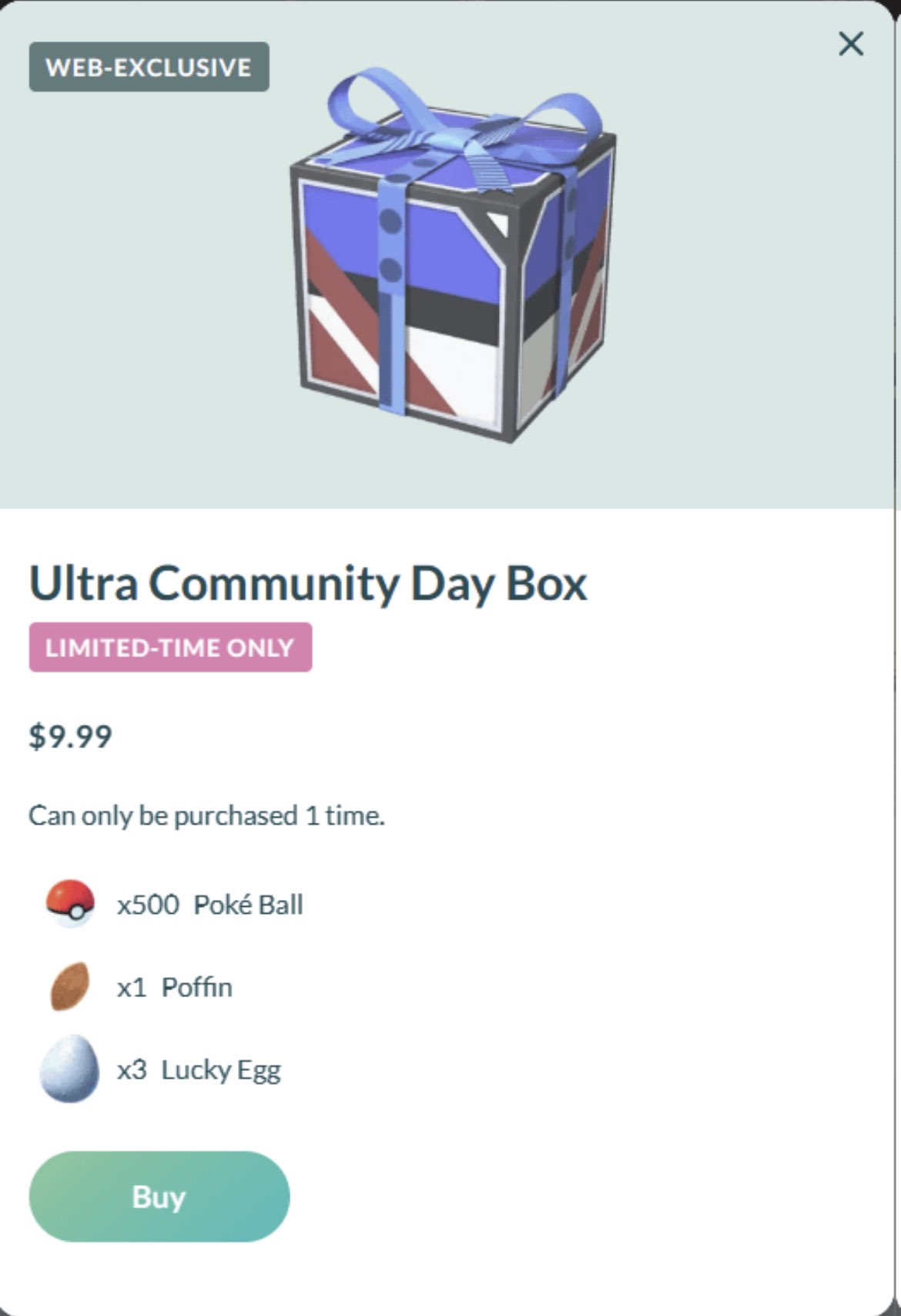 Pokémon GO Web Store