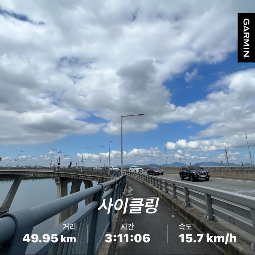 shinch69's tweet photo. #beatyesterday #garmin 🚴‍♂️🚴‍♂️🚴‍♂️약간 흐린듯 https://t.co/ReAc3fsKhH