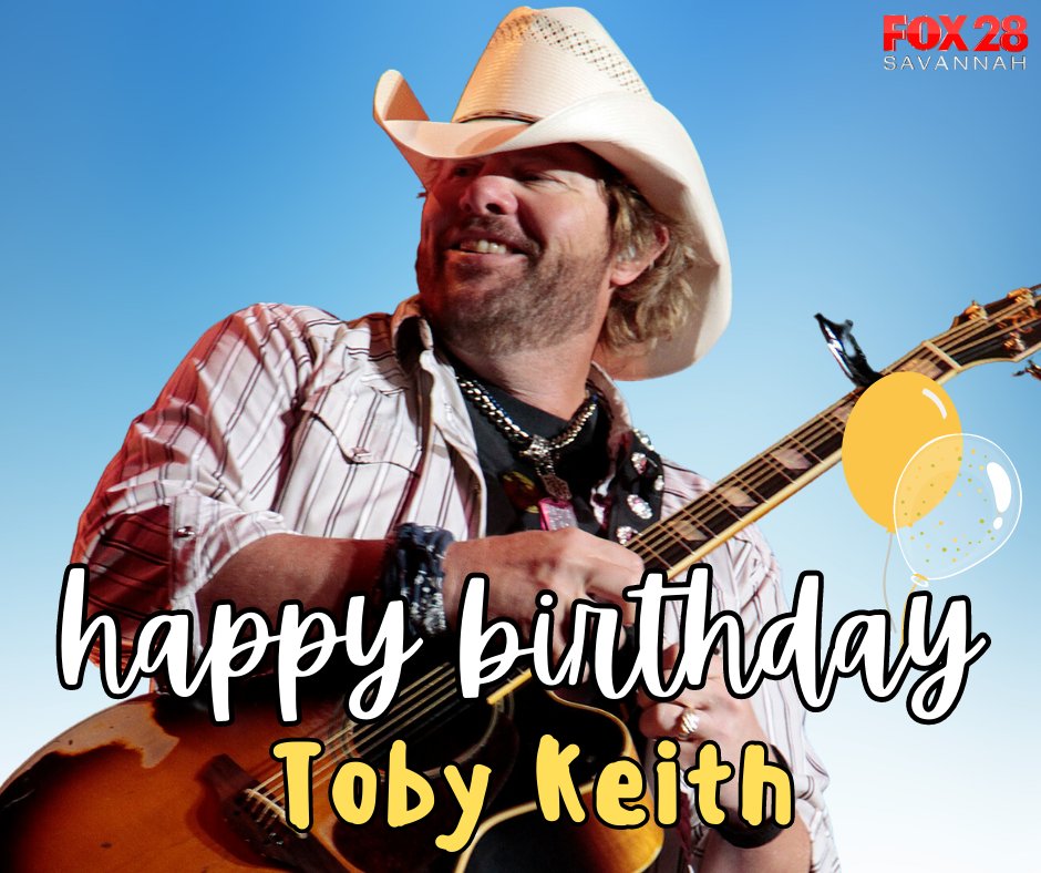 HAPPY BIRTHDAY  The county music legend, Toby Keith, turns 62 years old today!   