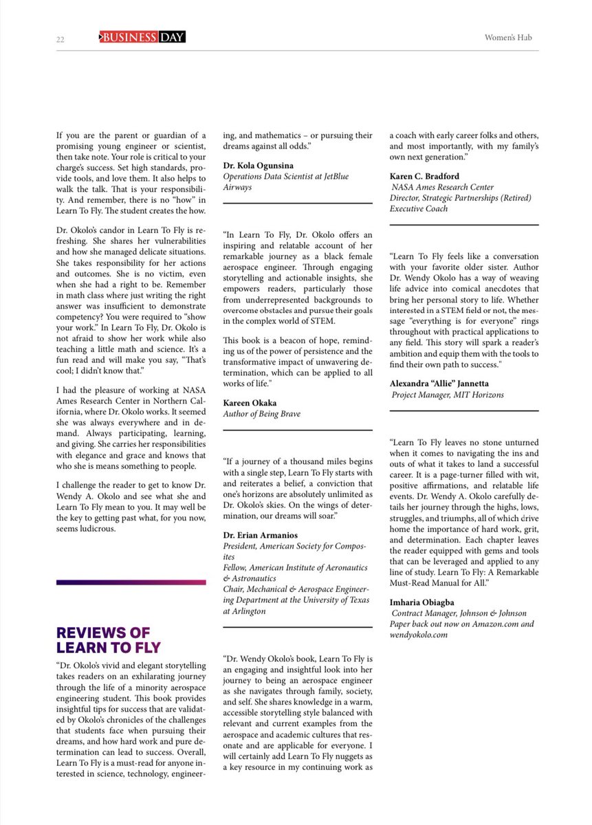 Thank you for the most comprehensive feature ever <a href="/kemi_ajumobi/">Kemi Ajumobi</a> A true honor. 

Full interview here: bit.ly/3pBsuGa

Learn To Fly US/UK/Canada/Europe: amzn.com/B0C87DTWPV/

Learn To Fly (Nigeria): rhbooks.com.ng/product/learn-…
