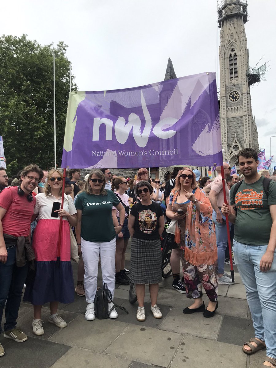 NWCI's tweet photo. Amazing atmosphere for #TransAndIntersexPride today ✊💜

We’re marching to the Dáil now, we’ll bring you speeches from there on this thread https://t.co/Jd1L26uqFo