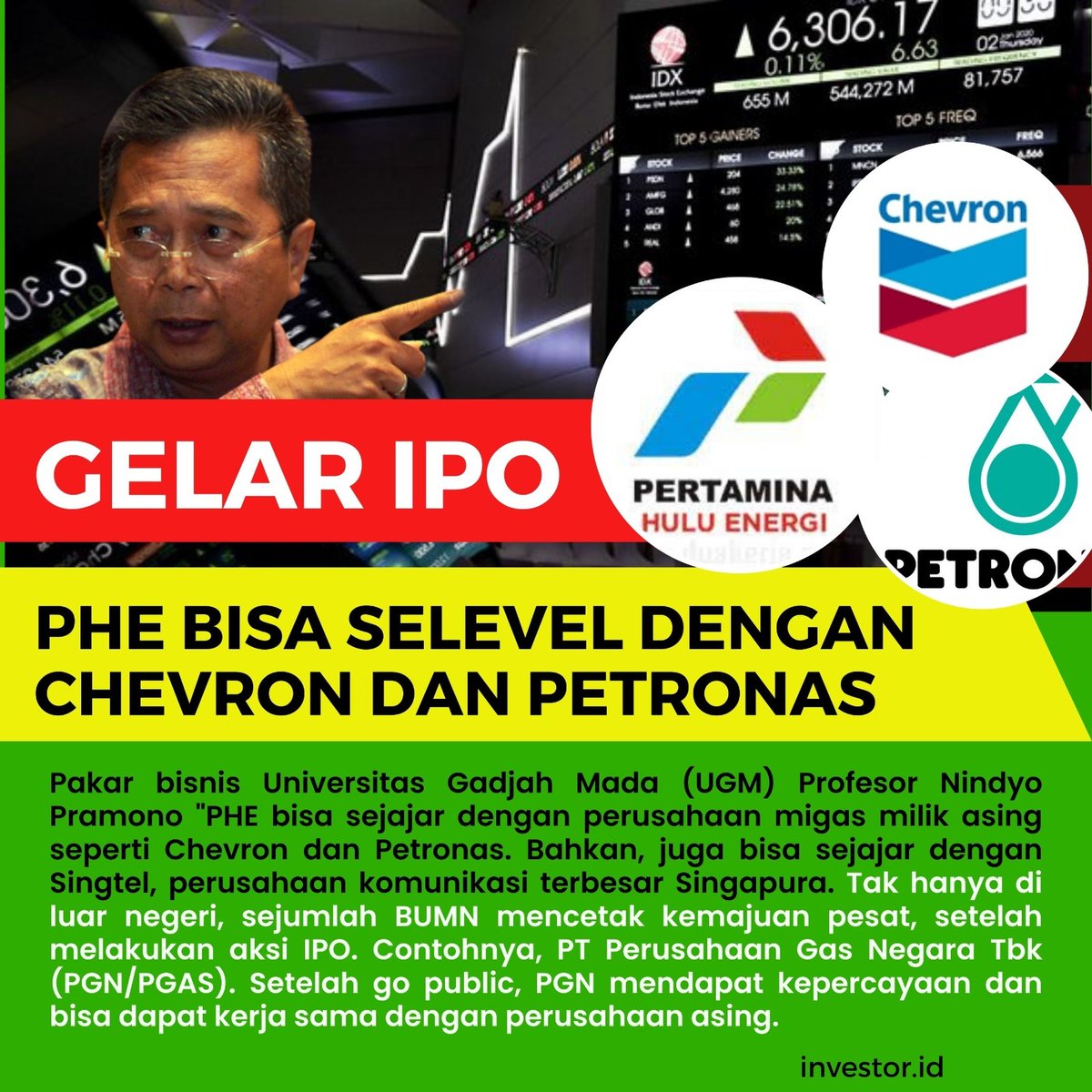 nadiapurwati89's tweet photo. PHE bisa selevel dengan Chevron dan Petronas #DukungIPOPHE #pertamina #ptphe https://t.co/h2eQKvbNqq