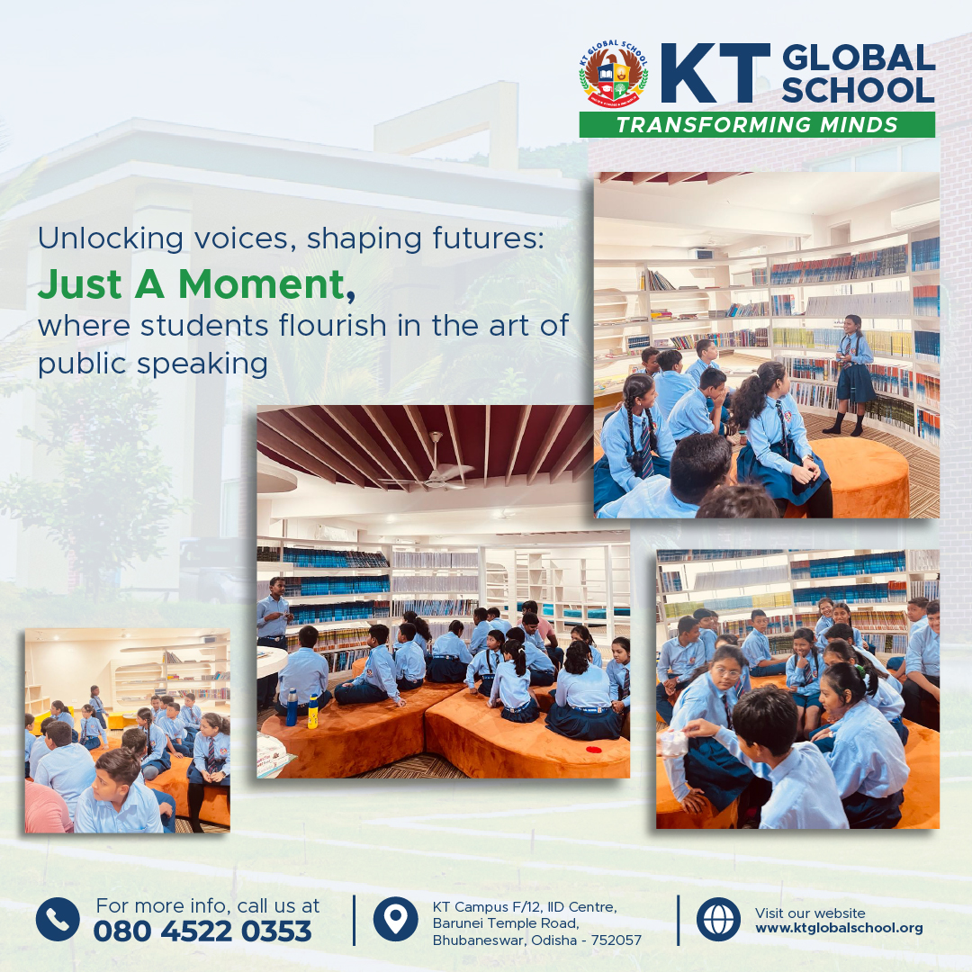 🌟 Public Speaking: The Art of Success! 🌟

🗣️ Unlock your true potential by mastering the art of public speaking! 💎✨

#PublicSpeaking #ArtOfSuccess #JustAMoment #ConfidenceBuilding #CreativeThinkers #KTGlobalSchool #KTGS #TransformingMinds