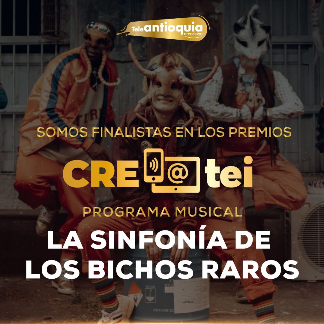 16 nominaciones y 6 premios India Catalina,luego elegida para la Muestra mundial de TV pública <a href="/INPUTTV/">INPUT</a> en Taipei, ahora Finalista en el Certamen Audiovisual Iberoamericano Cre@tei. La Sinfonía de los Bichos Raros orgullo para nuestra TV pública. <a href="/LosCandelarios/">Puerto Candelaria</a> <a href="/diptongostudio/">Diptongo Media Group</a>