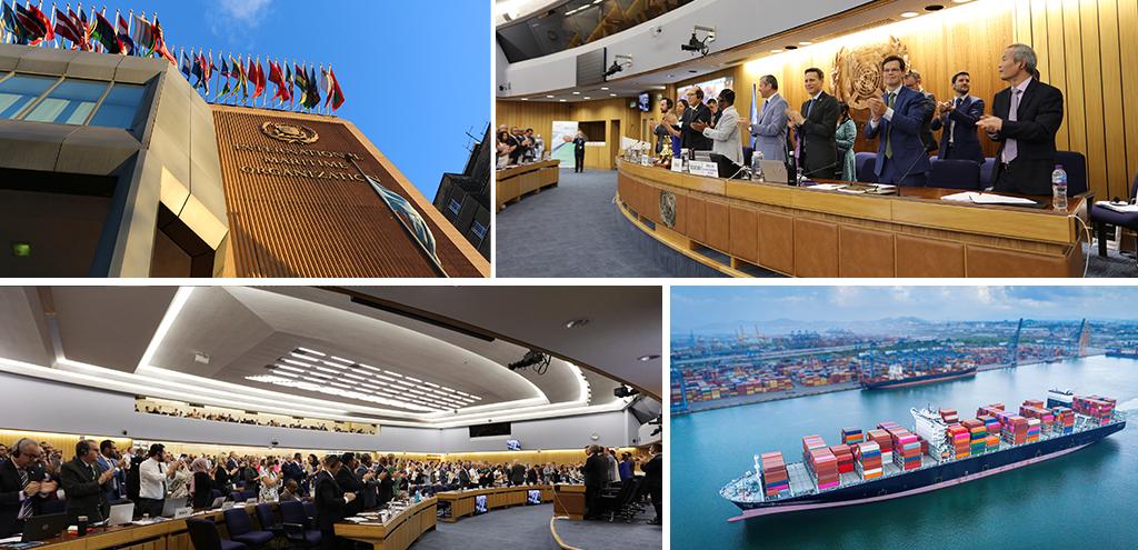 AsMarina2022's tweet image. Organización Marítima 🇬🇧⚓ Internacional (OMI) adopta una estrategia revisada para reducir las #emisiones de #gases de efecto invernadero del transporte marítimo internacional. #MEPC 80 se reunió del 3 al 7 de julio de 2023 en la sede de la OMI en Londres.
imo.org/en/MediaCentre…